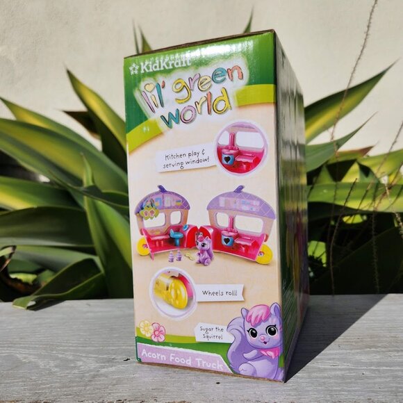 NEW KidKraft Squirrel Wooden Food Truck Doll Figure Bakery Dollhouse - Picture 5 of 15